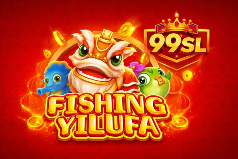 Tampilan visual Fishing Yilufa di platform 99SL dengan suasana bawah laut yang tenang dan animasi ikan yang halus